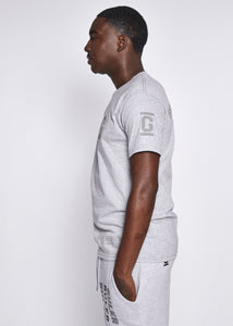 Grey T Shirt Grey Logo