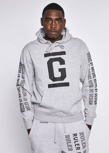 Grey Hooded Sweatshirt