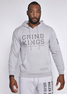 Grey Hooded Sweatshirt Grey Logo