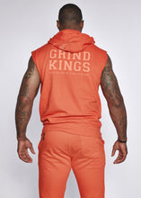 Load image into Gallery viewer, Orange Sleeveless Sweatshirt
