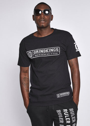  Black T Shirt White Logo