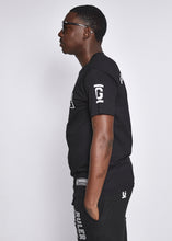 Load image into Gallery viewer, Black T Shirt White Logo
