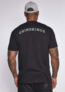 Black T Shirt Grey Logo