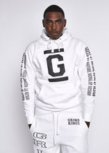 Load image into Gallery viewer, White Hooded Sweatshirt
