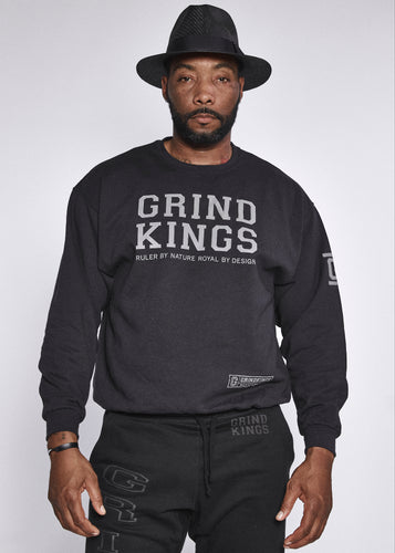 Black Sweatshirt Grey Logo