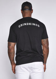 Black T Shirt - White Logo