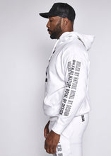Load image into Gallery viewer, White Hooded Sweatshirt
