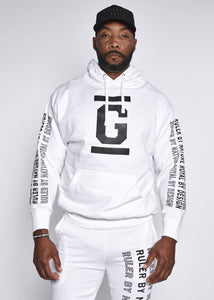 White Hood Sweatshirt