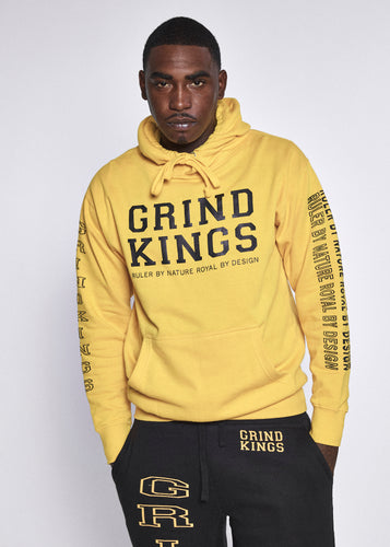 Yellow Hooded Sweatshirt