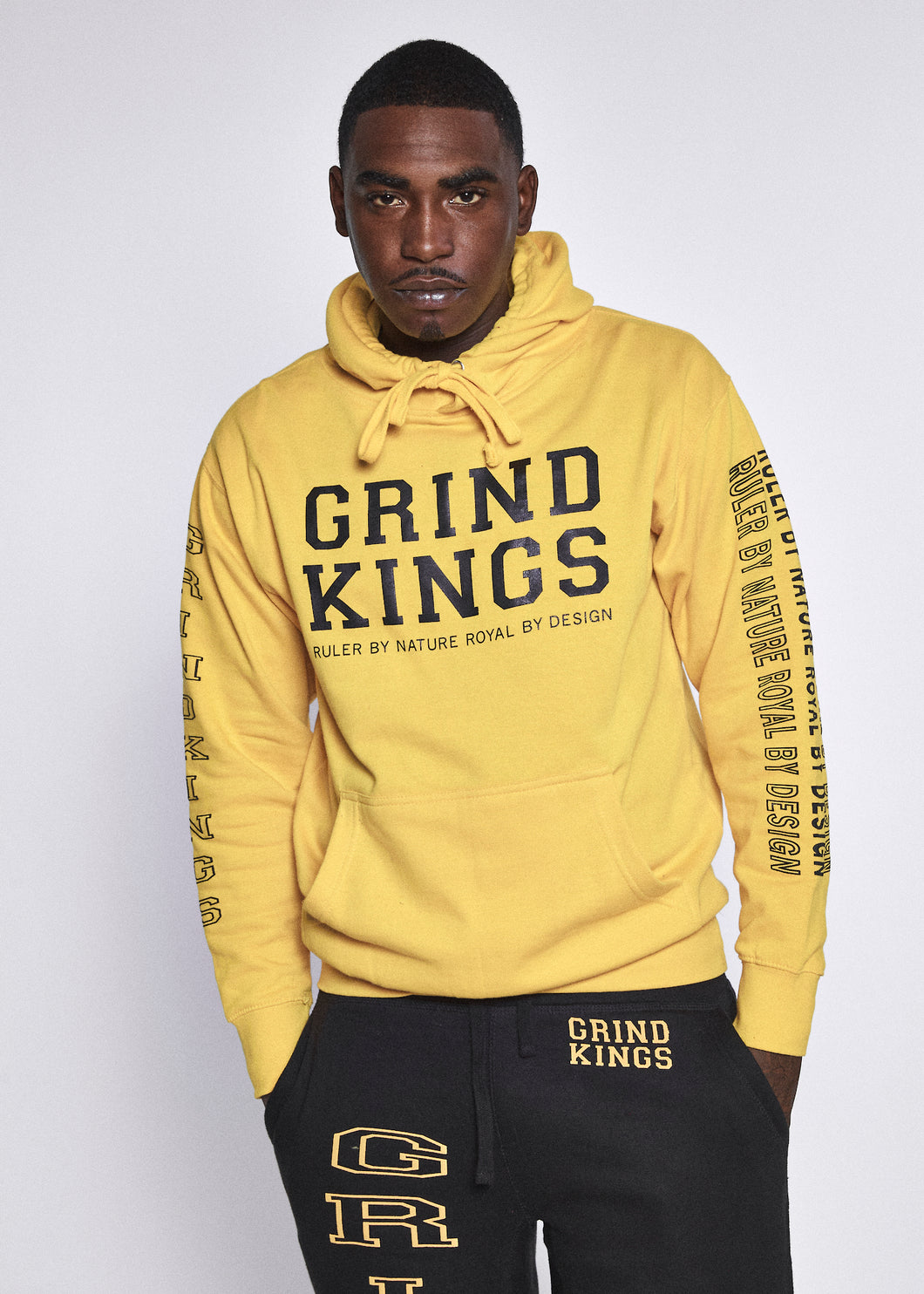 Yellow Hooded Sweatshirt