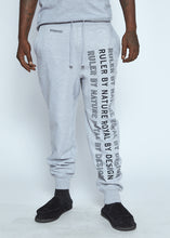 Load image into Gallery viewer, Grey Ruler Sweat Pants
