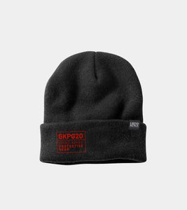 GKPG20 Logo Beanie - Black with red