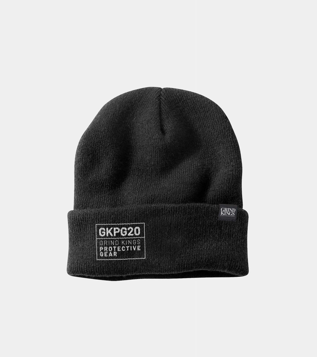 GKPG20 Logo Beanie - Black with white