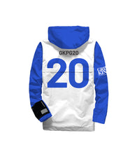 Load image into Gallery viewer, GKPG20 Logo PPE 2 Tone Pullover - White/Blue
