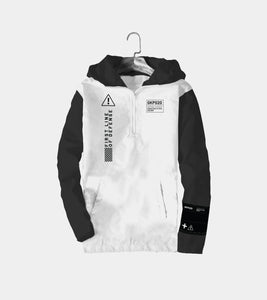 GKPG20 Logo PPE 2 Tone Pullover - White/Black
