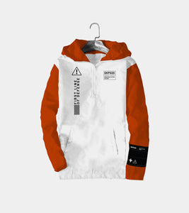 GKPG20 Logo PPE 2 Tone Pullover - White/Red