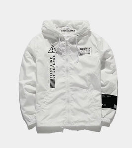 GKPG20 Logo PPE  Zip Hoodie - White